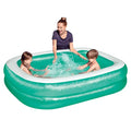 Bestway 6'7" x 59" x 20"/2.01m x 1.50m x 51cm Blue Rectangular Family Pool