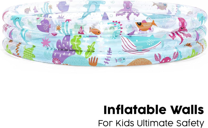 Bestway Φ60" x H12"/Φ1.52m x H30cm Deep Dive 3-Ring Pool