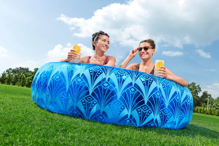 Bestway Bohemian Blue Inflatable Pool (Φ66" x H21"/Φ1.68m x H53cm)