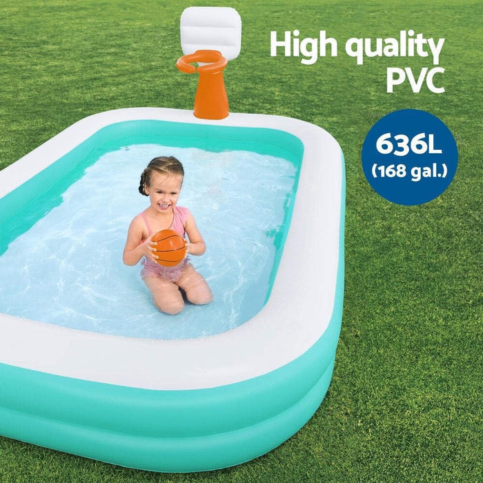Bestway Dunk n' Splash Family Pool (8'3" x 66" x 40"/2.51m x 1.68m x 1.02m)