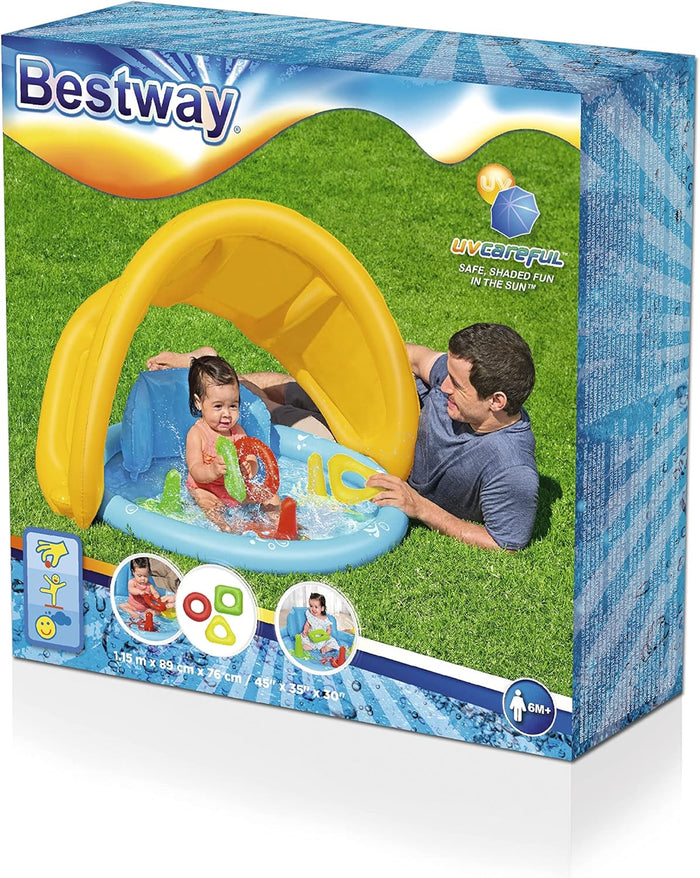 Bestway Lil' SeaShapes Baby Pool (45" x 35" x 30"/1.15m x 89cm x 76cm)