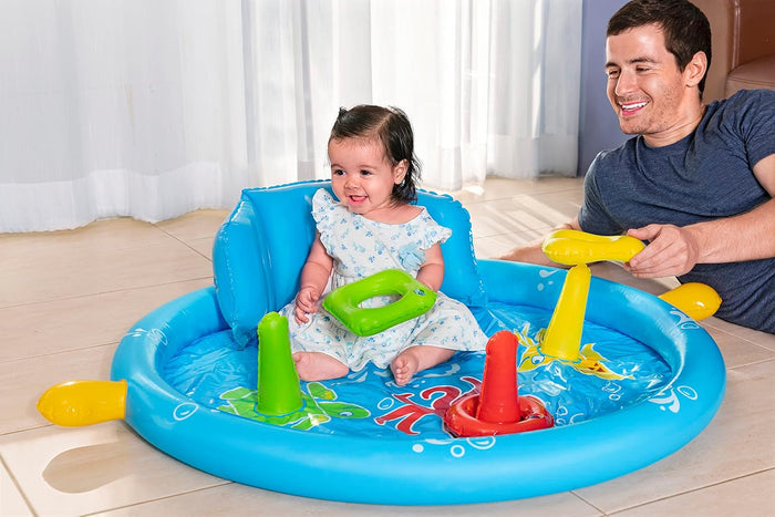 Bestway Lil' SeaShapes Baby Pool (45" x 35" x 30"/1.15m x 89cm x 76cm)