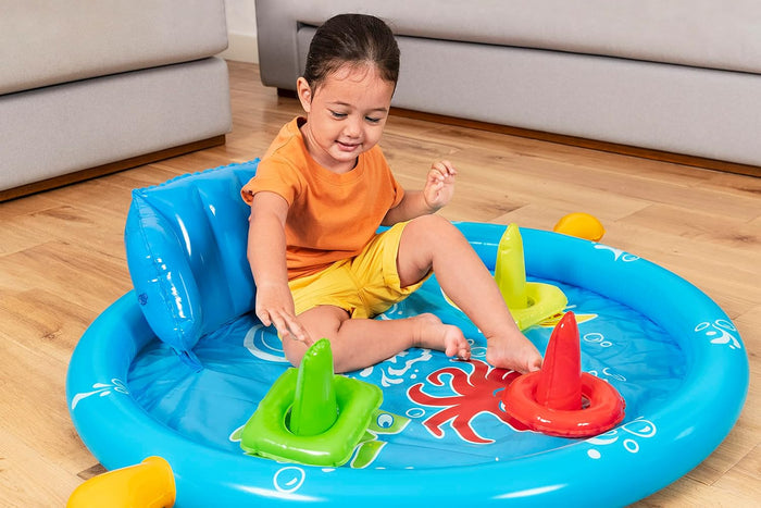 Bestway Lil' SeaShapes Baby Pool (45" x 35" x 30"/1.15m x 89cm x 76cm)