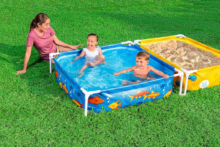 Bestway My First Frame Pool And Sandpit (7' x 48" x 12"/2.13m x 1.22m x 30.5 Cm)