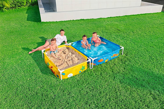 Bestway My First Frame Pool And Sandpit (7' x 48" x 12"/2.13m x 1.22m x 30.5 Cm)