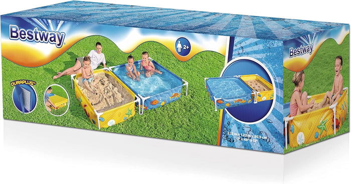 Bestway My First Frame Pool And Sandpit (7' x 48" x 12"/2.13m x 1.22m x 30.5 Cm)