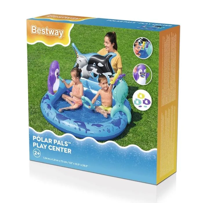 Bestway Polar Pals Play Center (53" x 51.5" x 28.5"/1.34m x 1.31m x 73cm)