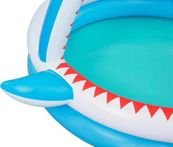 Bestway Sharktastic Sprinkler Play Pool (64" x 50" x 36"/1.63m x 1.27m x 92cm)