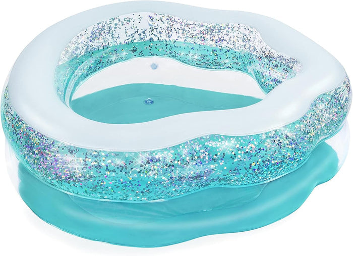 Bestway Sparkle Shell Kiddie Pool (1.50m x 1.27m x 43cm)