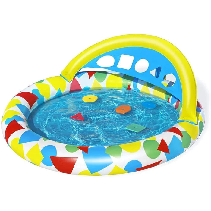 Bestway Splash & Learn Kiddie Pool (47" x 46" x 18"/1.20m x 1.17m x 46cm)