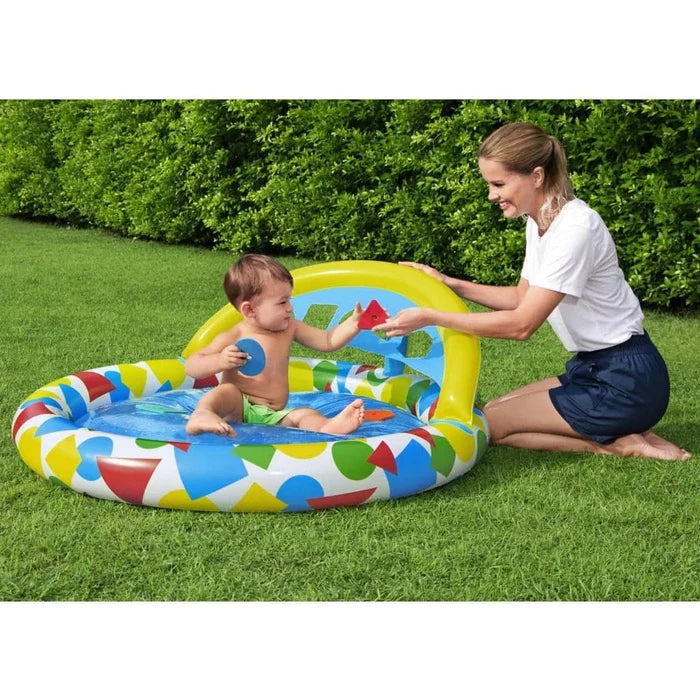 Bestway Splash & Learn Kiddie Pool (47" x 46" x 18"/1.20m x 1.17m x 46cm)