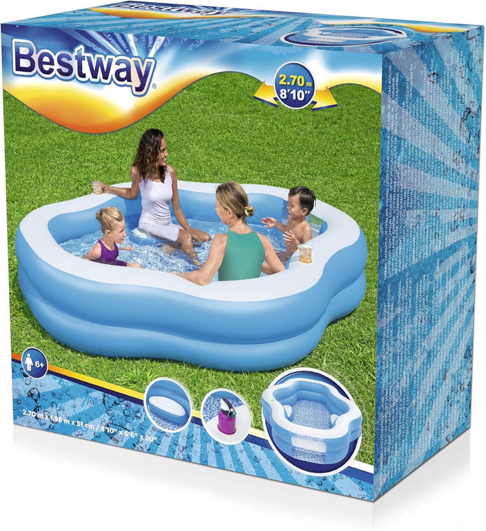 Bestway Splash View Family Pool (2.70m x 1.98m x 51cm)