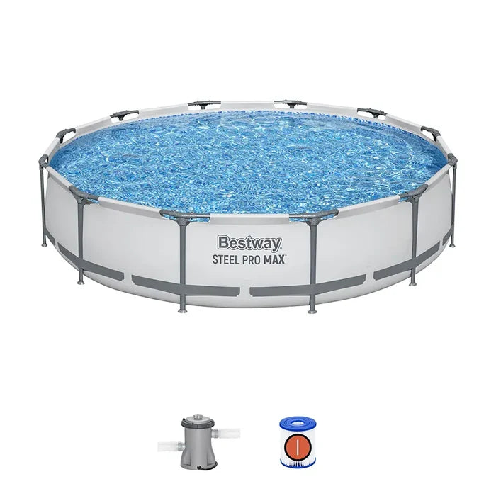 Bestway Steel Pro Frame Pool Set (12' x 30"/3.66m x 76 Cm)