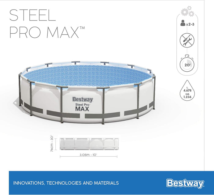 Bestway Steel Pro Max Frame Pool Set (305 x 76 Cm)