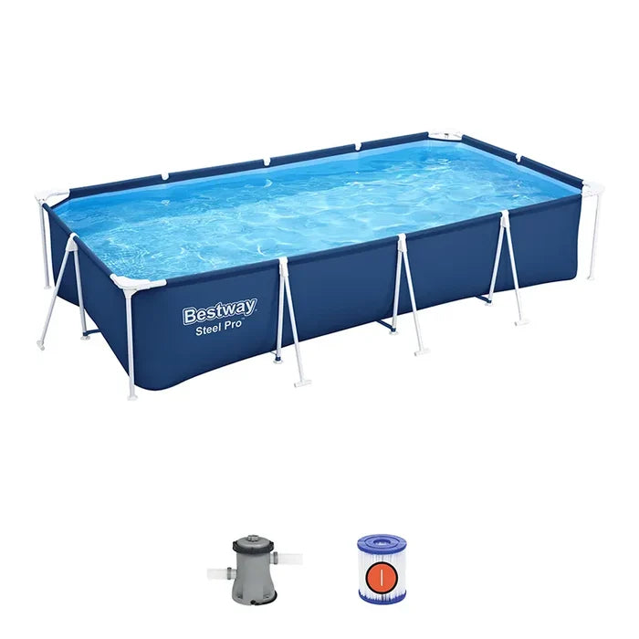 Bestway Steel Pro Poo; (8'6" x 67" x 24"/2.59m x 1.70m x 61 Cm)