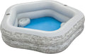 Bestway Tru Print Stone Family Pool (7' x 6'9" x 21"/2.13m x 2.06m x 53cm)