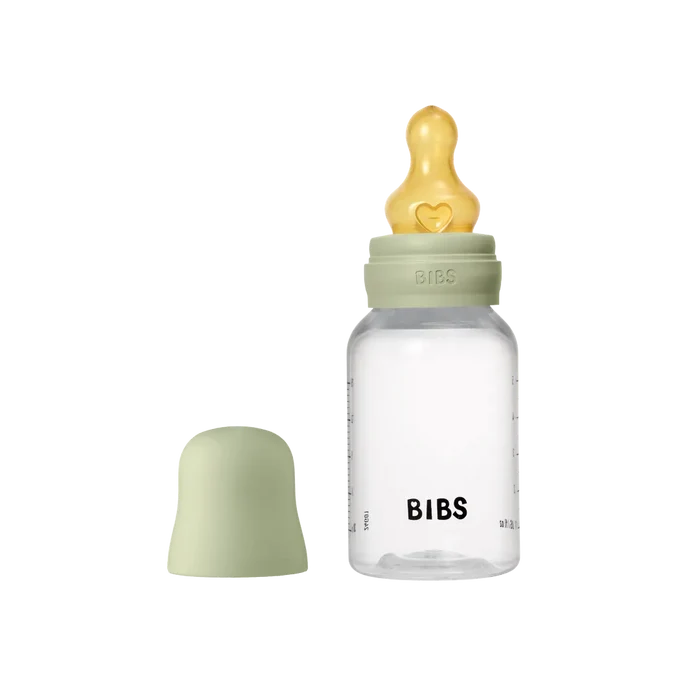 BIBS Baby Bottle Round Nipple Latex - Slow Flow (150ml)