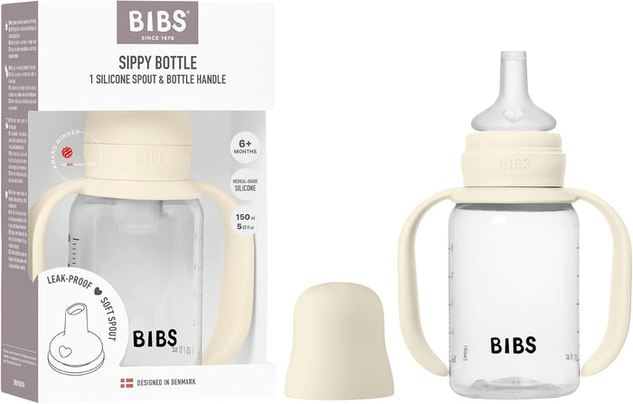 BIBS Baby Sippy Bottle Spout Silicone (150ml)