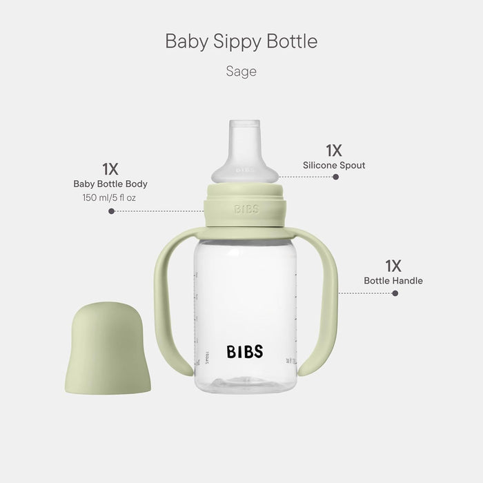 BIBS Baby Sippy Bottle Spout Silicone (150ml)