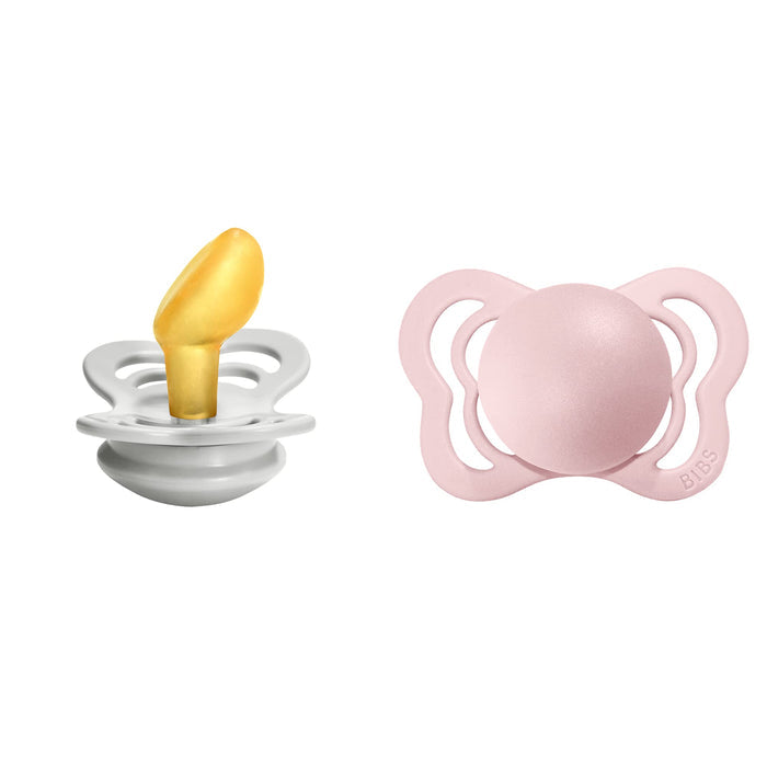 BIBS Pacifier Couture Latex - Pack of 2 (Size 1)