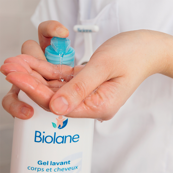Biolane Body And Hair Cleanser (350ml)