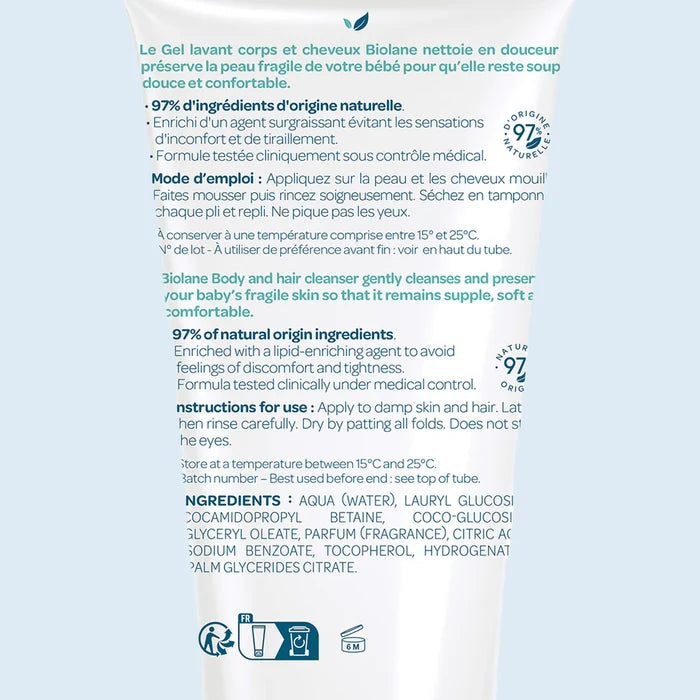 Biolane Body And Hair Cleanser (50ml)