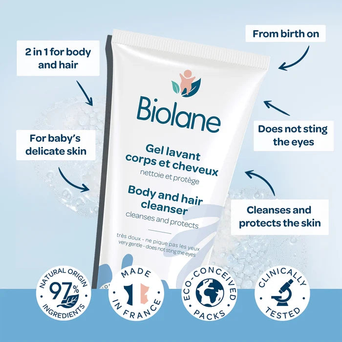 Biolane Body And Hair Cleanser (50ml)