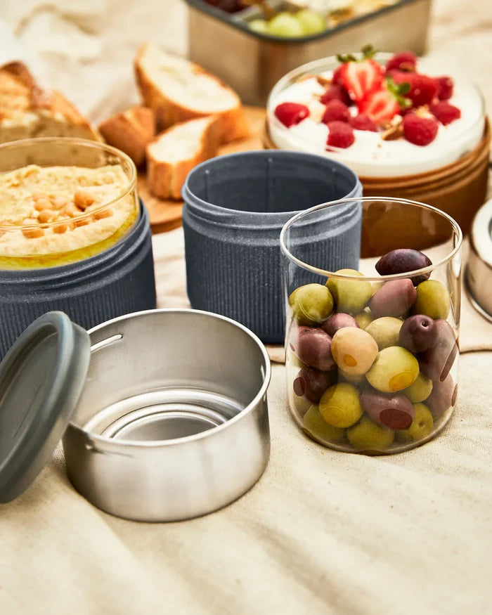 Black and Blum Lunch Pot Glass Slate