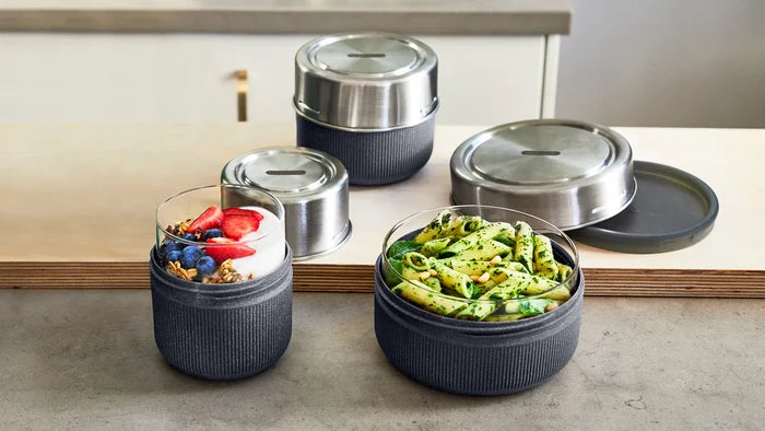 Black and Blum Lunch Pot Glass Slate