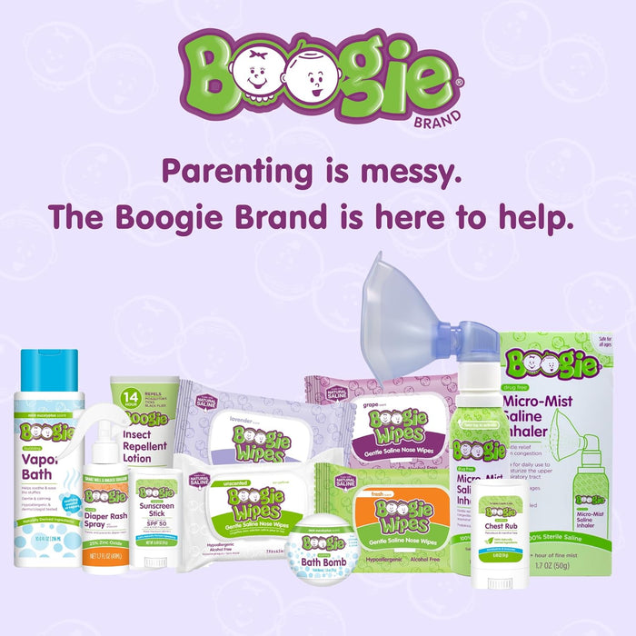 Boogie Wipes Saline Nose Wipes Unscented (90 Count)