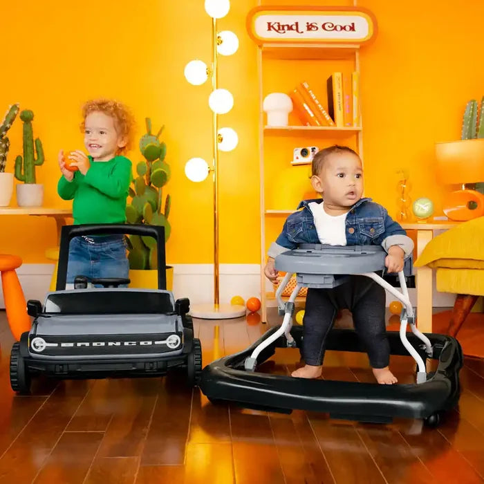 Bright Starts - Ford Bronco Ways to Play 4-in-1 Walker - Area 51 Blue/Grey