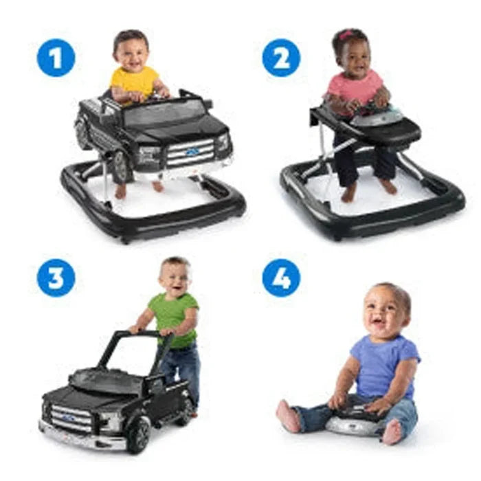 Bright Starts - Ford F-150 Ways to Play 4-in-1 Walker - Agate Black