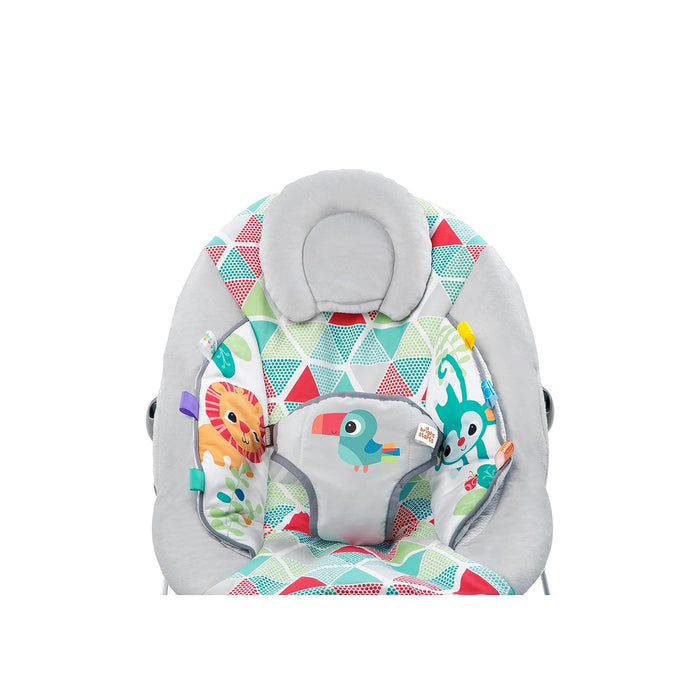 Bright Starts Baby Bouncer Soothing Vibrations Infant Seat, Toucan Tango