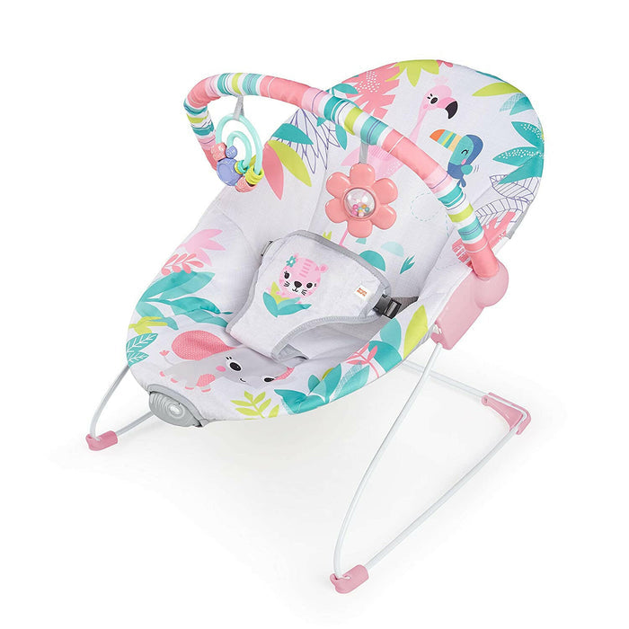 Bright Starts Flamingo Vibes Vibrating Bouncer.