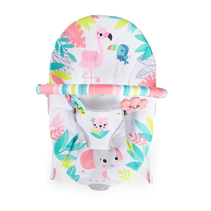 Bright Starts Flamingo Vibes Vibrating Bouncer.