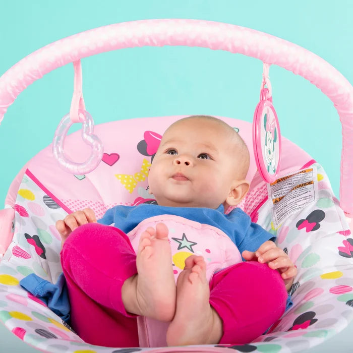 Bright Starts Minnie Mouse Spotty Dotty Vibrating Bouncer