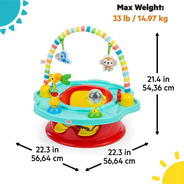 Bright Starts SuperSeat  Playful Paradise 3 In 1 Seat