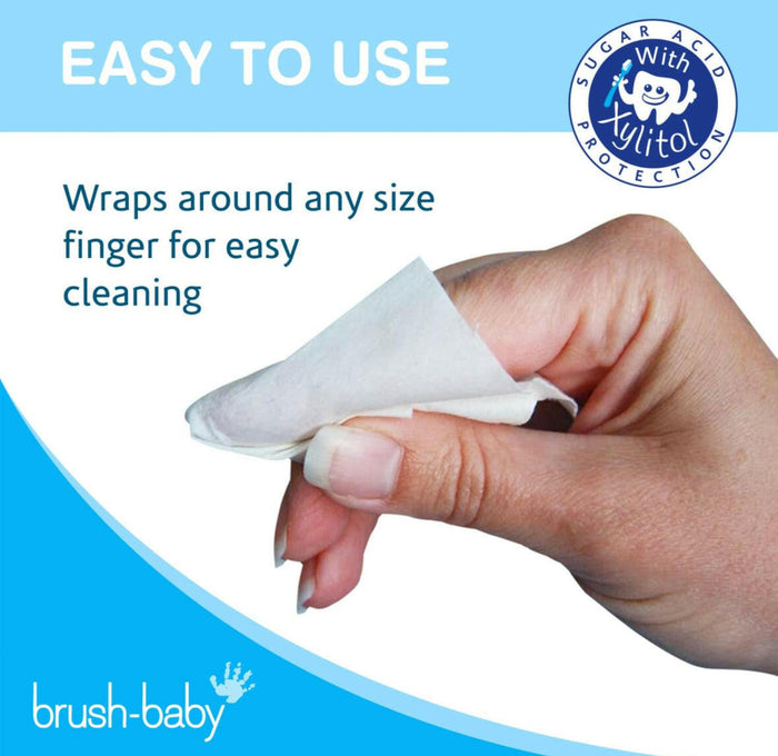 Brush Baby Dental Wipes - 28 Pcs