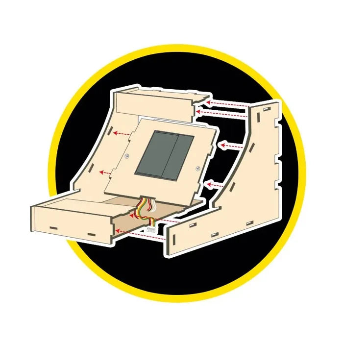 Buki France Build Your Own Arcade Cabinet Game Kit