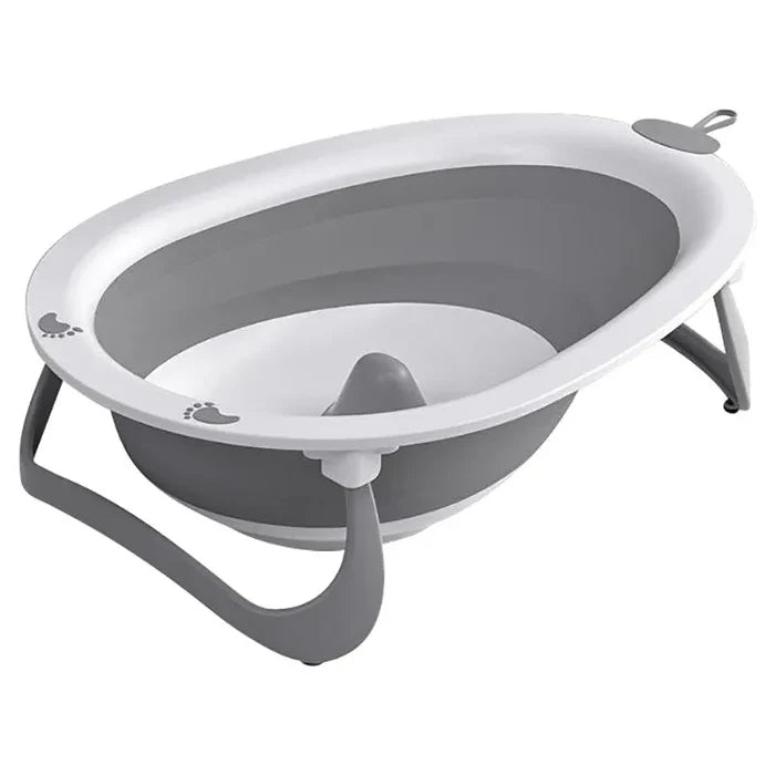 Bumble & Bird Foldable Bathtub Egg Shape Style (Light Gray)