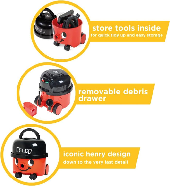 Casdon - Henry Toy Vacuum Cleaner - Red & Black