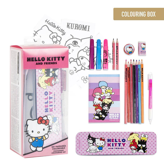 Cerda Hello Kitty Colorable Stationary Set Box
