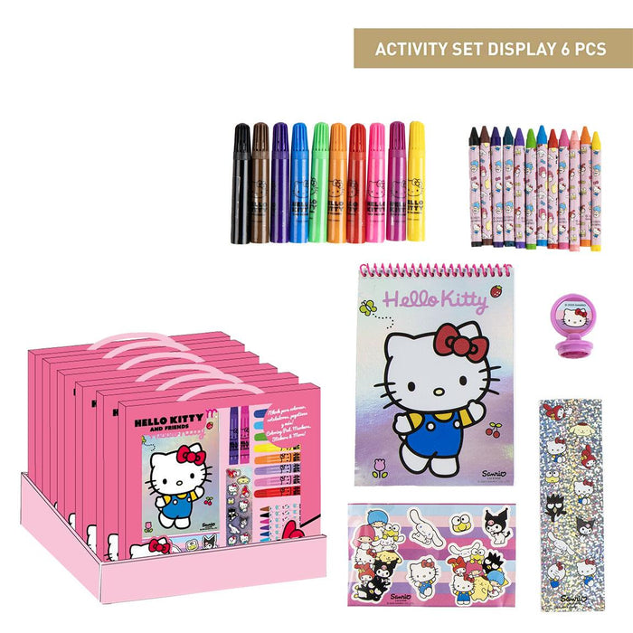 Cerda Hello Kitty Colorable Stationary Set Display