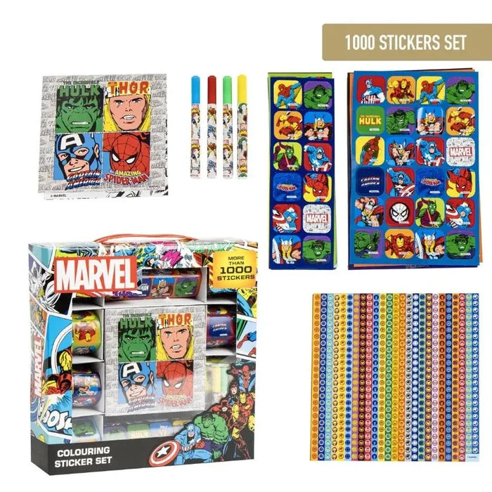 Cerda Marvel Stickers Pack (1000 Pcs)