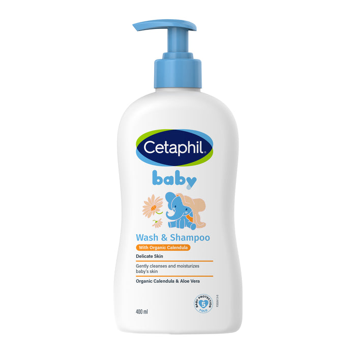 Cetaphil Baby Calendula Wash & Shampoo (400ml)