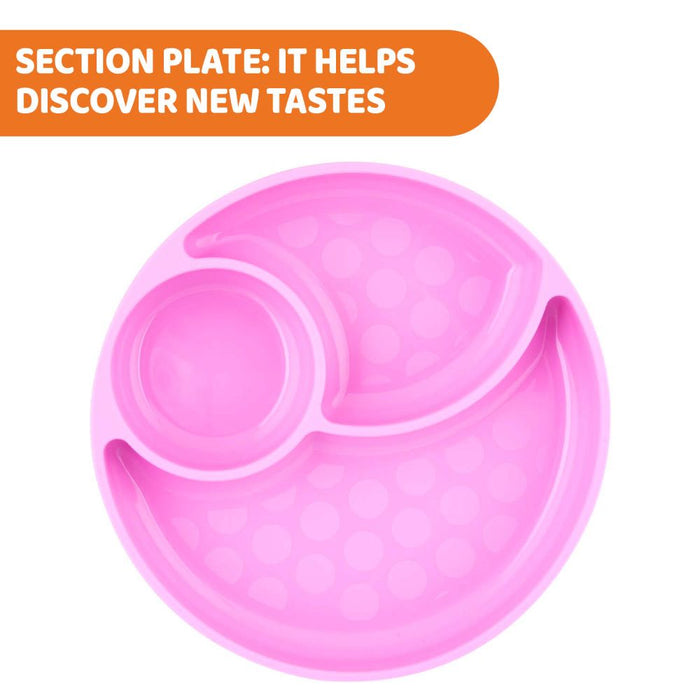 Chicco Easy Menu Silicone Plate with Suction Cup