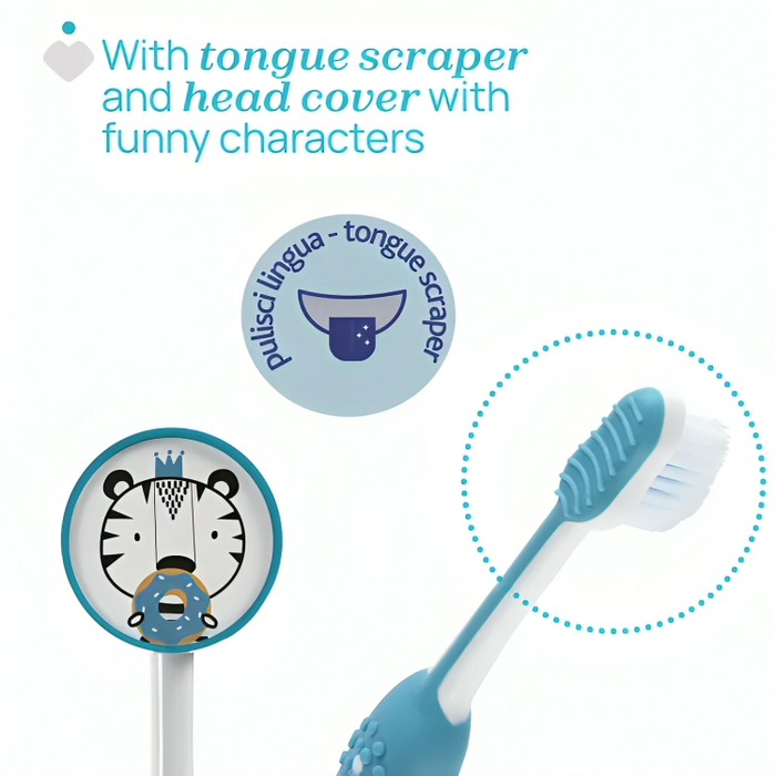 Chicco Tiger Toothbrush (3-6 Years Old)