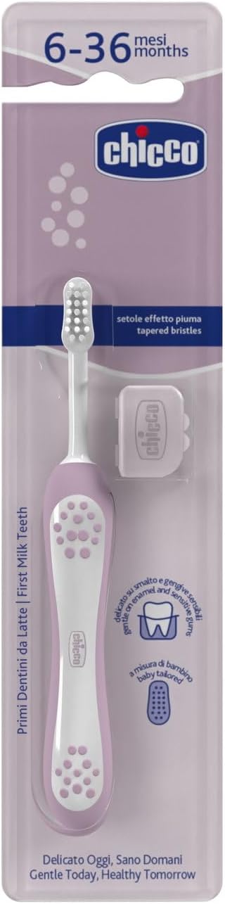 Chicco Toothbrush for Kids - Lilac (6-36 Months)