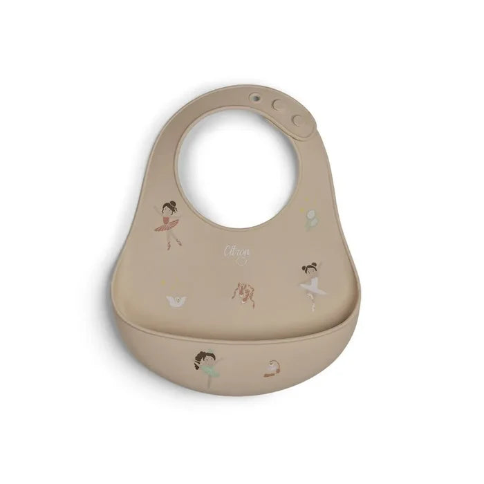Citron Silicone Bib