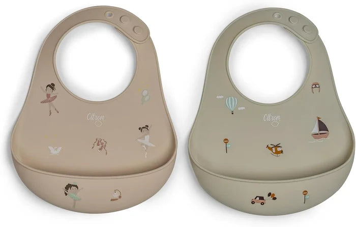 Citron Silicone Bib